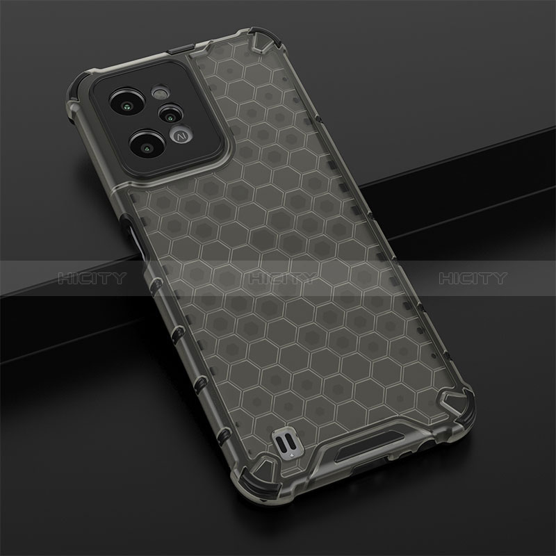 Coque Rebord Contour Silicone et Vitre Transparente Housse Etui 360 Degres AM1 pour Realme C31 Plus