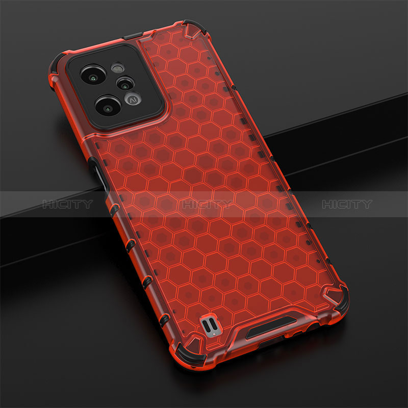 Coque Rebord Contour Silicone et Vitre Transparente Housse Etui 360 Degres AM1 pour Realme C31 Plus