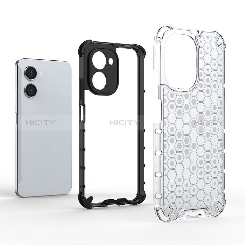 Coque Rebord Contour Silicone et Vitre Transparente Housse Etui 360 Degres AM1 pour Realme C33 (2023) Plus