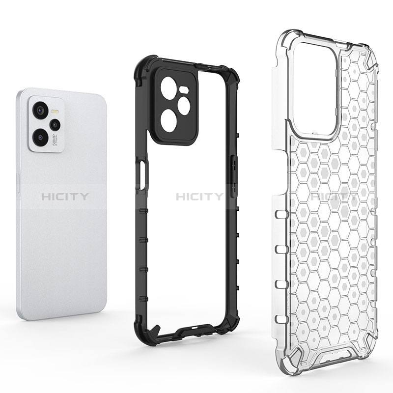 Coque Rebord Contour Silicone et Vitre Transparente Housse Etui 360 Degres AM1 pour Realme C35 Plus