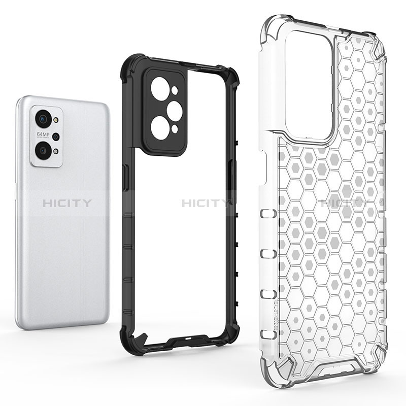 Coque Rebord Contour Silicone et Vitre Transparente Housse Etui 360 Degres AM1 pour Realme GT Neo 3T 5G Plus