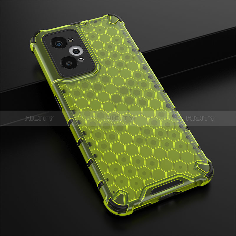 Coque Rebord Contour Silicone et Vitre Transparente Housse Etui 360 Degres AM1 pour Realme GT Neo 3T 5G Vert Plus