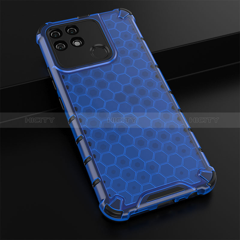 Coque Rebord Contour Silicone et Vitre Transparente Housse Etui 360 Degres AM1 pour Realme Narzo 50A Plus