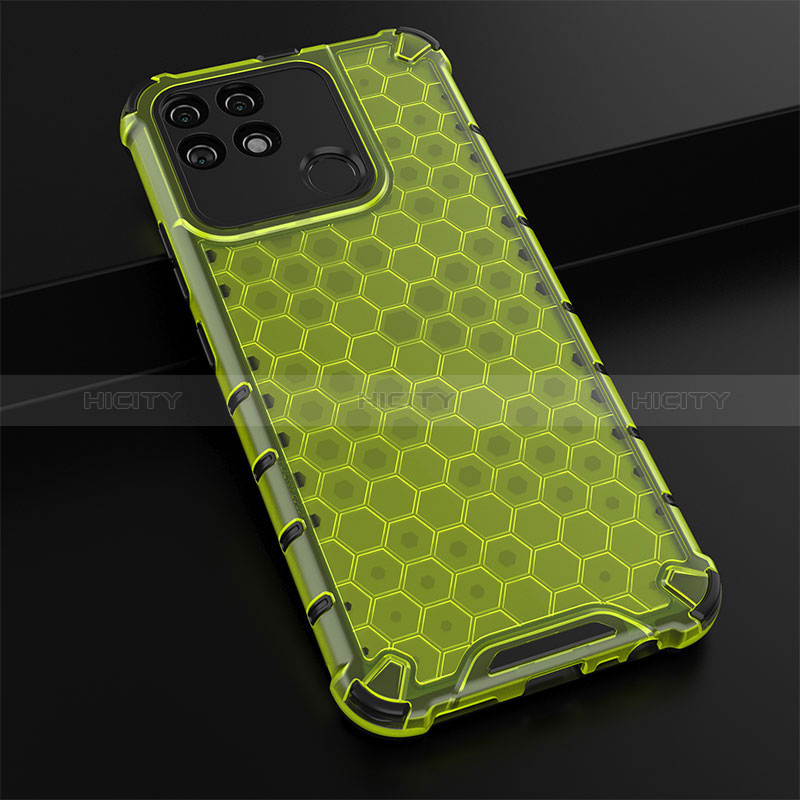 Coque Rebord Contour Silicone et Vitre Transparente Housse Etui 360 Degres AM1 pour Realme Narzo 50A Plus