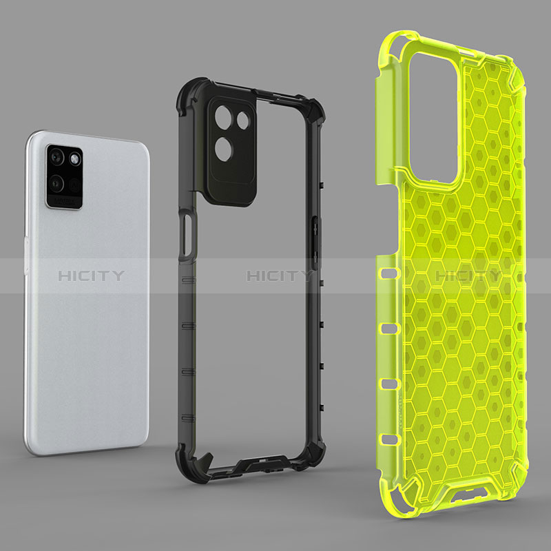 Coque Rebord Contour Silicone et Vitre Transparente Housse Etui 360 Degres AM1 pour Realme V11 5G Plus