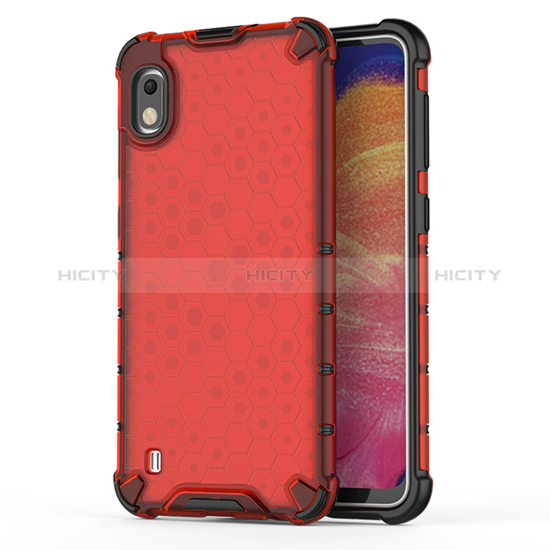 Coque Rebord Contour Silicone et Vitre Transparente Housse Etui 360 Degres AM1 pour Samsung Galaxy A10 Plus