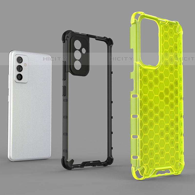 Coque Rebord Contour Silicone et Vitre Transparente Housse Etui 360 Degres AM1 pour Samsung Galaxy A24 4G Plus