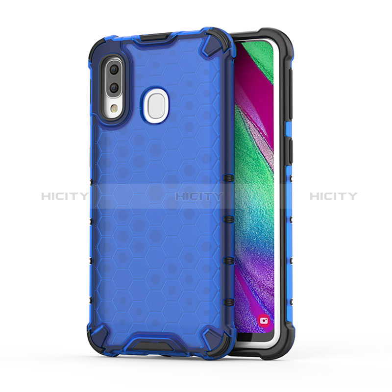 Coque Rebord Contour Silicone et Vitre Transparente Housse Etui 360 Degres AM1 pour Samsung Galaxy A40 Plus