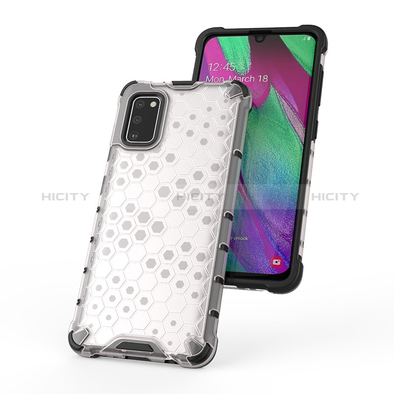 Coque Rebord Contour Silicone et Vitre Transparente Housse Etui 360 Degres AM1 pour Samsung Galaxy A41 Plus