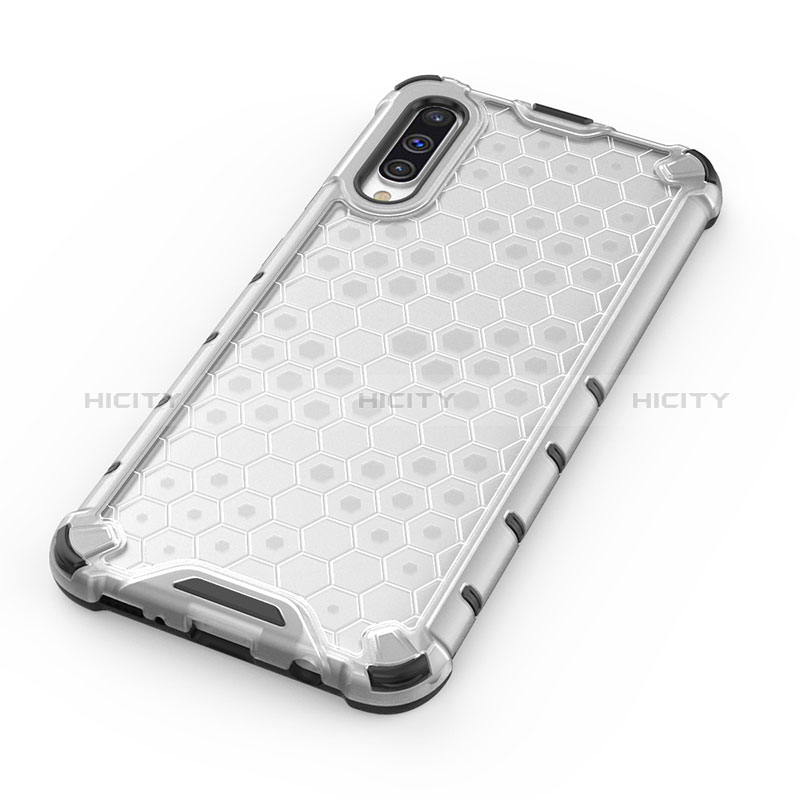 Coque Rebord Contour Silicone et Vitre Transparente Housse Etui 360 Degres AM1 pour Samsung Galaxy A50 Plus