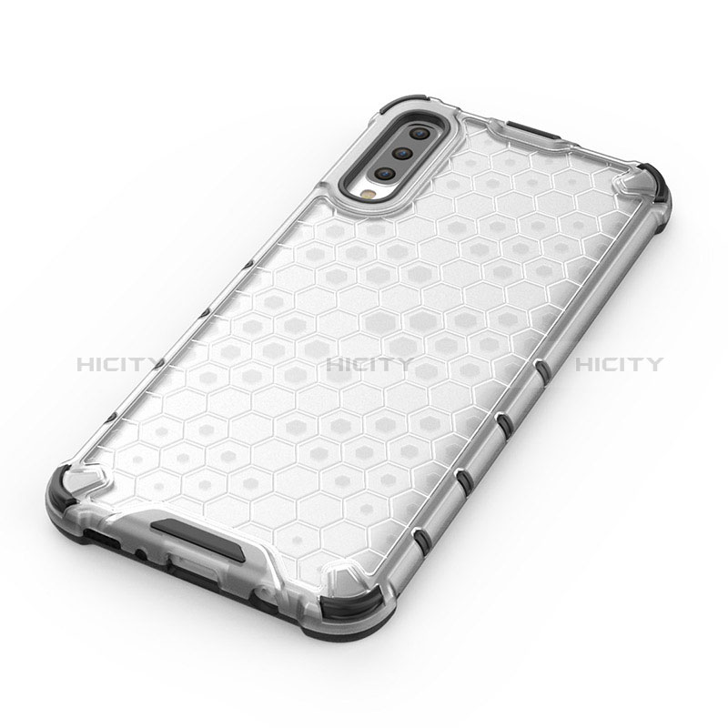 Coque Rebord Contour Silicone et Vitre Transparente Housse Etui 360 Degres AM1 pour Samsung Galaxy A70S Plus