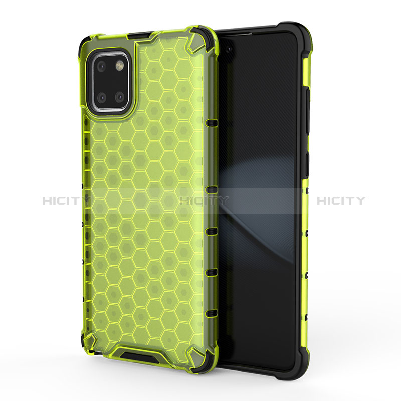 Coque Rebord Contour Silicone et Vitre Transparente Housse Etui 360 Degres AM1 pour Samsung Galaxy A81 Plus