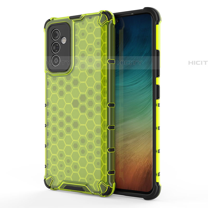 Coque Rebord Contour Silicone et Vitre Transparente Housse Etui 360 Degres AM1 pour Samsung Galaxy A82 5G Vert Plus