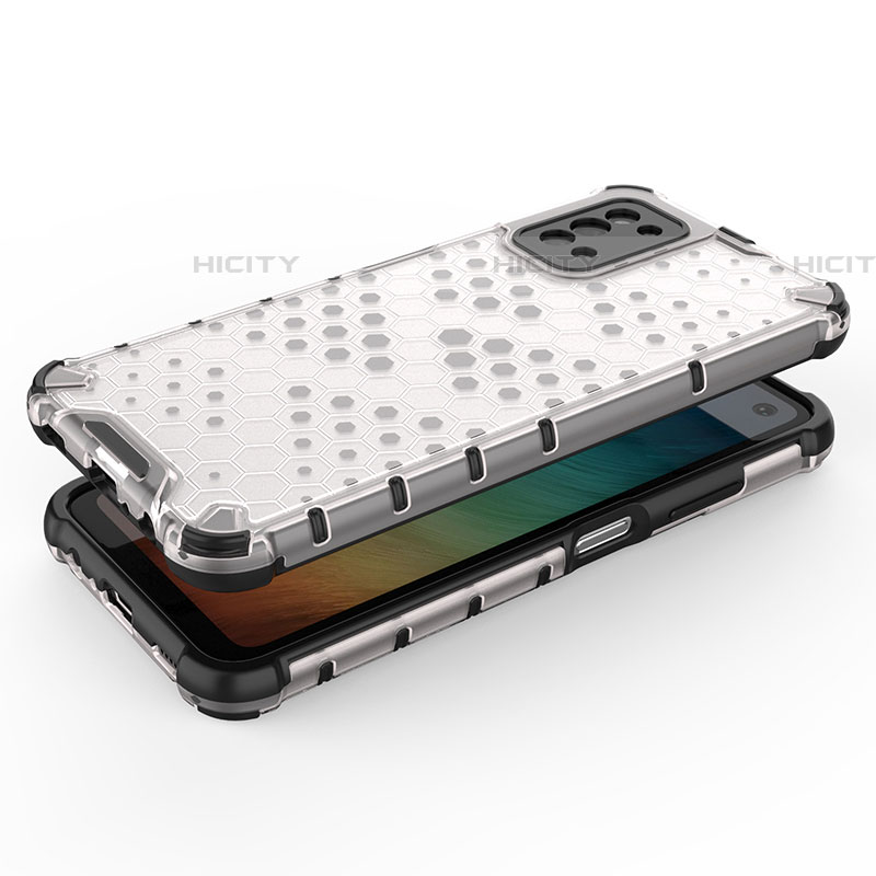 Coque Rebord Contour Silicone et Vitre Transparente Housse Etui 360 Degres AM1 pour Samsung Galaxy F52 5G Plus