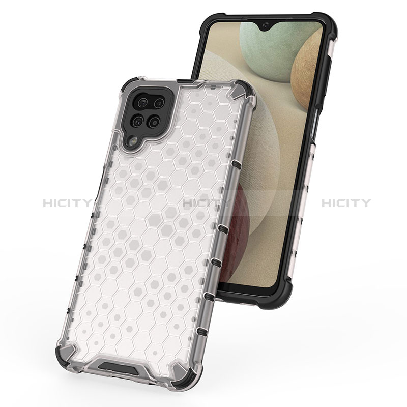 Coque Rebord Contour Silicone et Vitre Transparente Housse Etui 360 Degres AM1 pour Samsung Galaxy M12 Plus