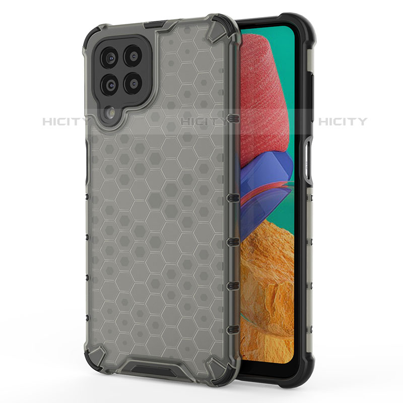 Coque Rebord Contour Silicone et Vitre Transparente Housse Etui 360 Degres AM1 pour Samsung Galaxy M33 5G Noir Plus