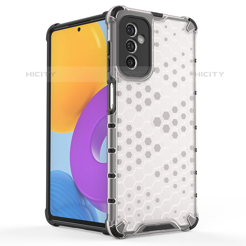 Coque Rebord Contour Silicone et Vitre Transparente Housse Etui 360 Degres AM1 pour Samsung Galaxy M52 5G Plus