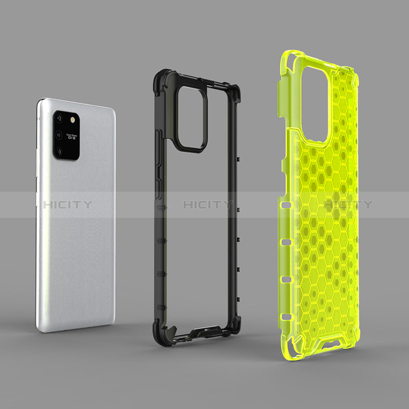 Coque Rebord Contour Silicone et Vitre Transparente Housse Etui 360 Degres AM1 pour Samsung Galaxy M80S Plus