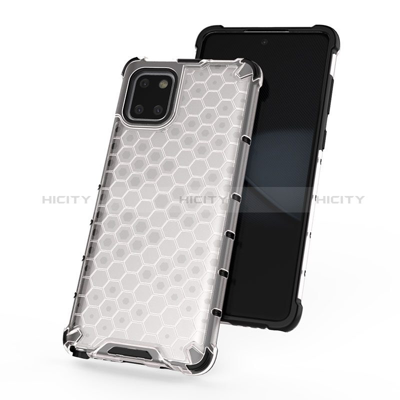 Coque Rebord Contour Silicone et Vitre Transparente Housse Etui 360 Degres AM1 pour Samsung Galaxy Note 10 Lite Plus