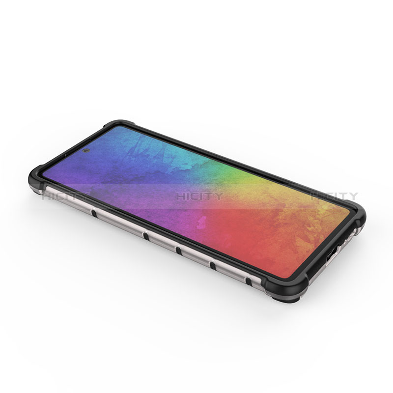 Coque Rebord Contour Silicone et Vitre Transparente Housse Etui 360 Degres AM1 pour Samsung Galaxy S10 Lite Plus