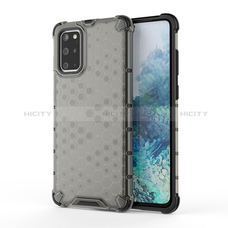 Coque Rebord Contour Silicone et Vitre Transparente Housse Etui 360 Degres AM1 pour Samsung Galaxy S20 Plus 5G Noir Plus