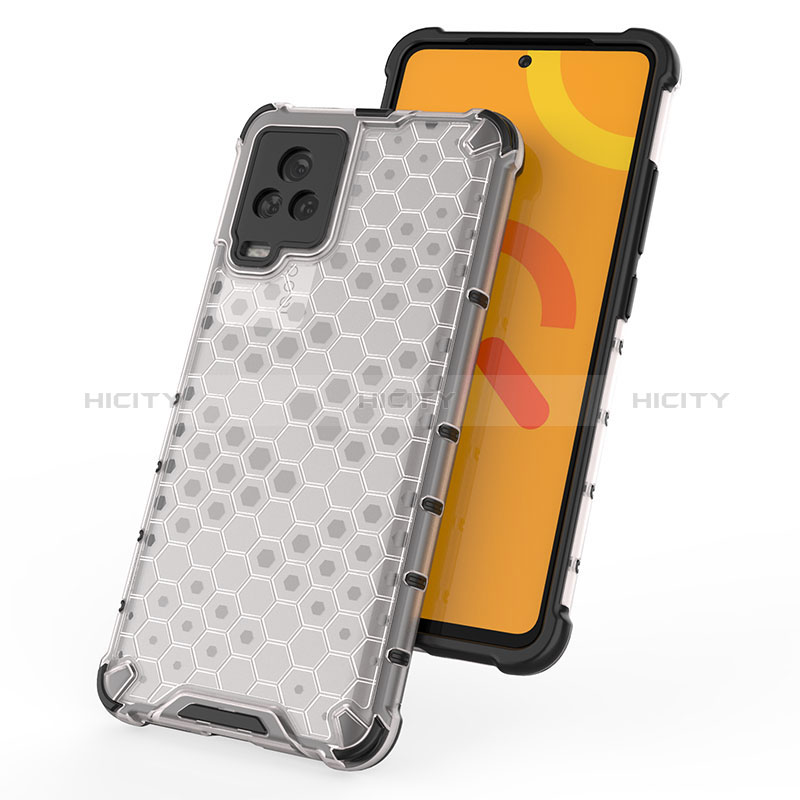 Coque Rebord Contour Silicone et Vitre Transparente Housse Etui 360 Degres AM1 pour Vivo iQOO 7 5G Plus