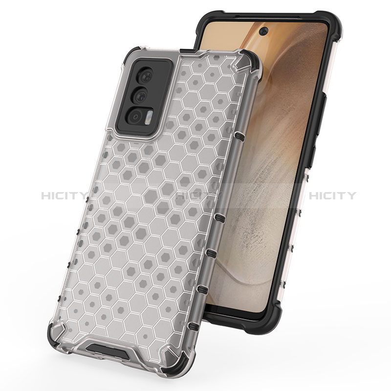 Coque Rebord Contour Silicone et Vitre Transparente Housse Etui 360 Degres AM1 pour Vivo iQOO 7 India 5G Plus