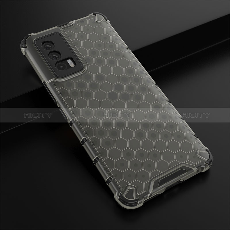 Coque Rebord Contour Silicone et Vitre Transparente Housse Etui 360 Degres AM1 pour Vivo iQOO Neo5 5G Noir Plus