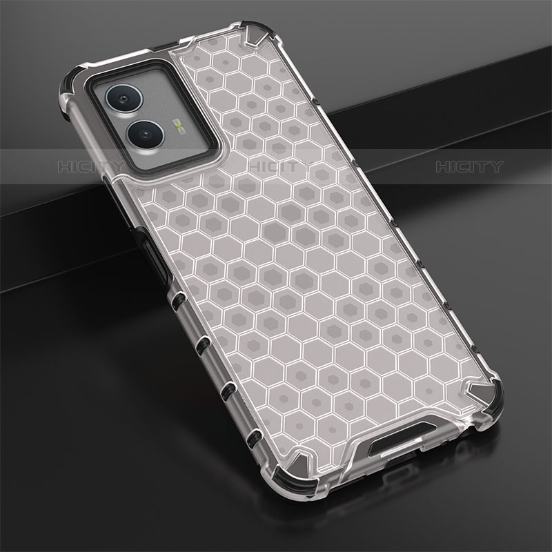 Coque Rebord Contour Silicone et Vitre Transparente Housse Etui 360 Degres AM1 pour Vivo iQOO U5 5G Plus