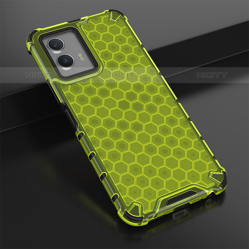 Coque Rebord Contour Silicone et Vitre Transparente Housse Etui 360 Degres AM1 pour Vivo iQOO U5 5G Plus