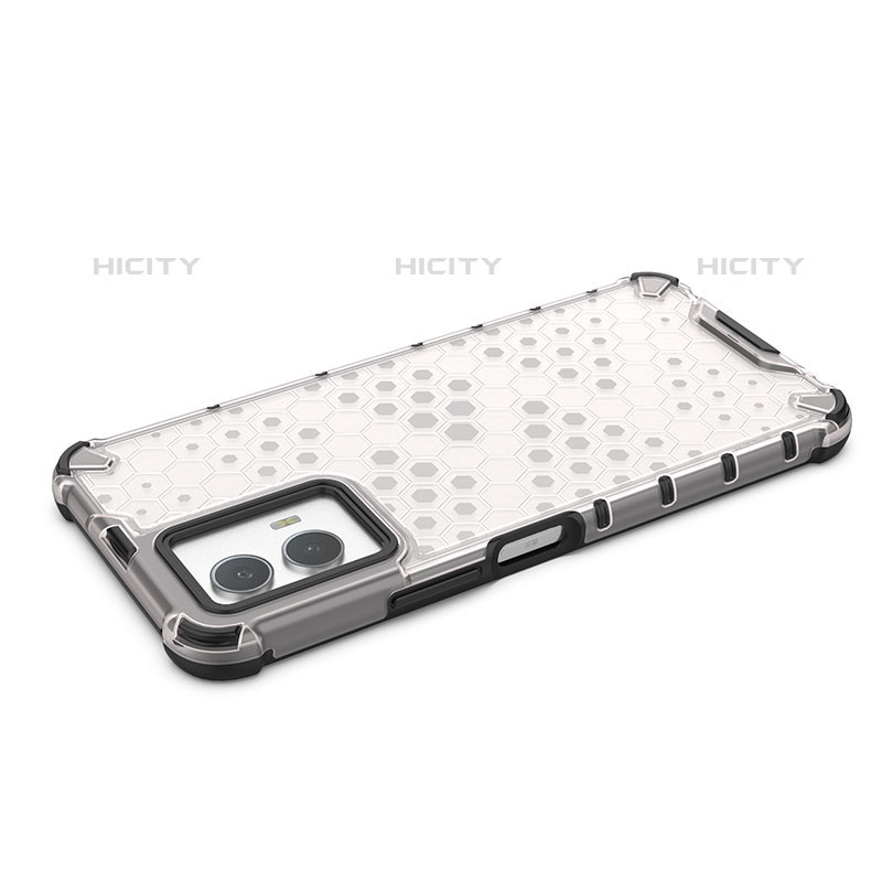 Coque Rebord Contour Silicone et Vitre Transparente Housse Etui 360 Degres AM1 pour Vivo iQOO U5 5G Plus