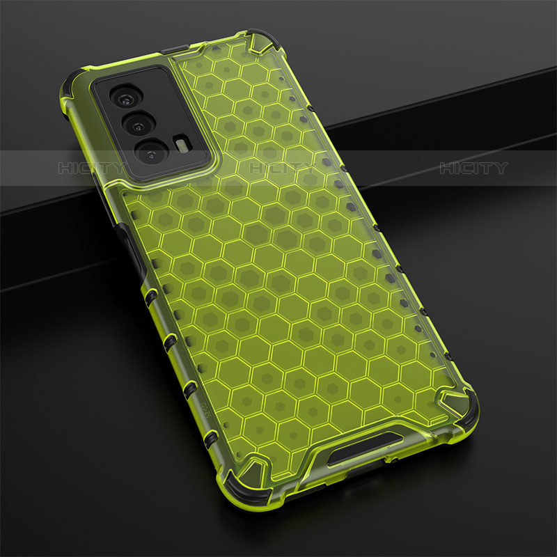 Coque Rebord Contour Silicone et Vitre Transparente Housse Etui 360 Degres AM1 pour Vivo iQOO Z5 5G Plus