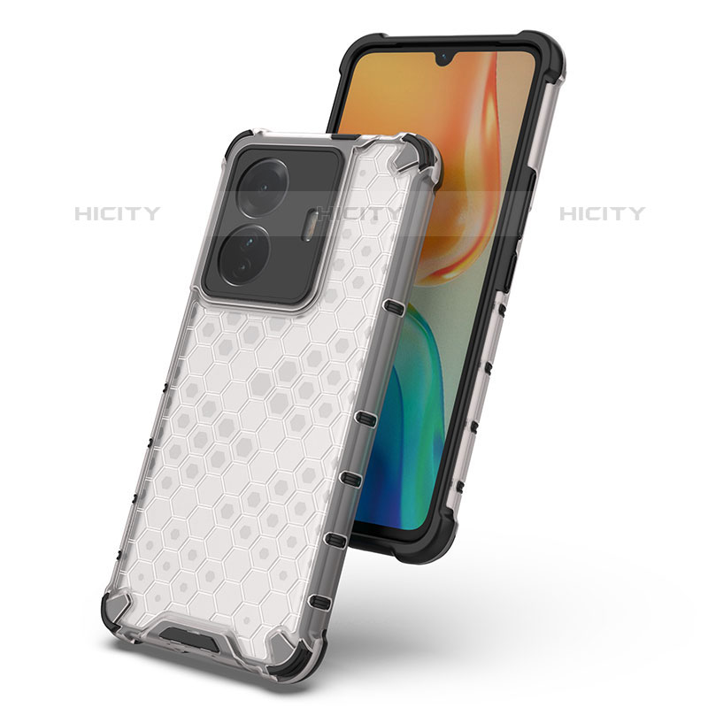 Coque Rebord Contour Silicone et Vitre Transparente Housse Etui 360 Degres AM1 pour Vivo iQOO Z6 Pro 5G Plus