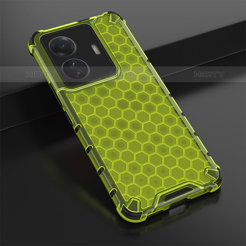 Coque Rebord Contour Silicone et Vitre Transparente Housse Etui 360 Degres AM1 pour Vivo iQOO Z6 Pro 5G Vert Plus