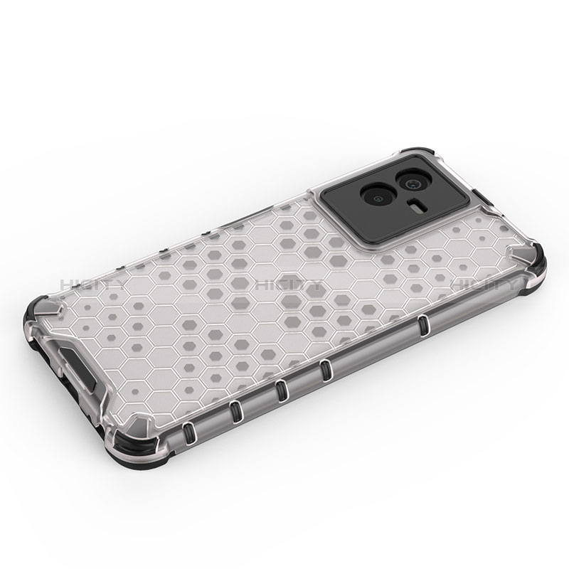 Coque Rebord Contour Silicone et Vitre Transparente Housse Etui 360 Degres AM1 pour Vivo T2x 5G Plus