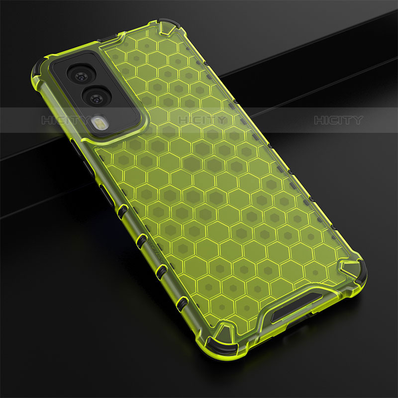 Coque Rebord Contour Silicone et Vitre Transparente Housse Etui 360 Degres AM1 pour Vivo V21e 5G Plus