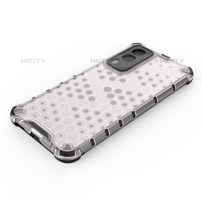 Coque Rebord Contour Silicone et Vitre Transparente Housse Etui 360 Degres AM1 pour Vivo V21e 5G Plus