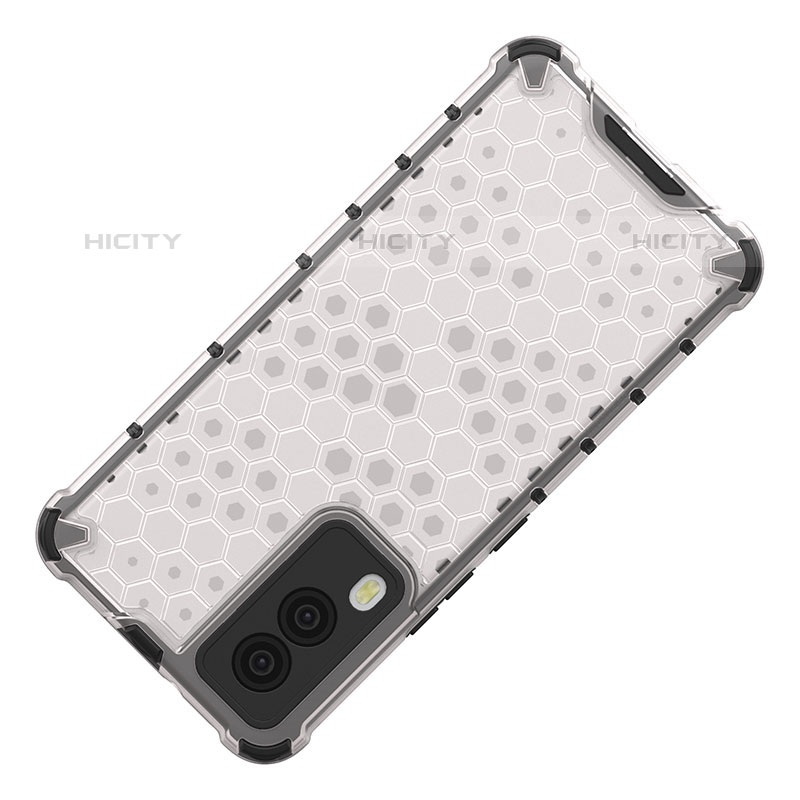 Coque Rebord Contour Silicone et Vitre Transparente Housse Etui 360 Degres AM1 pour Vivo V21e 5G Plus