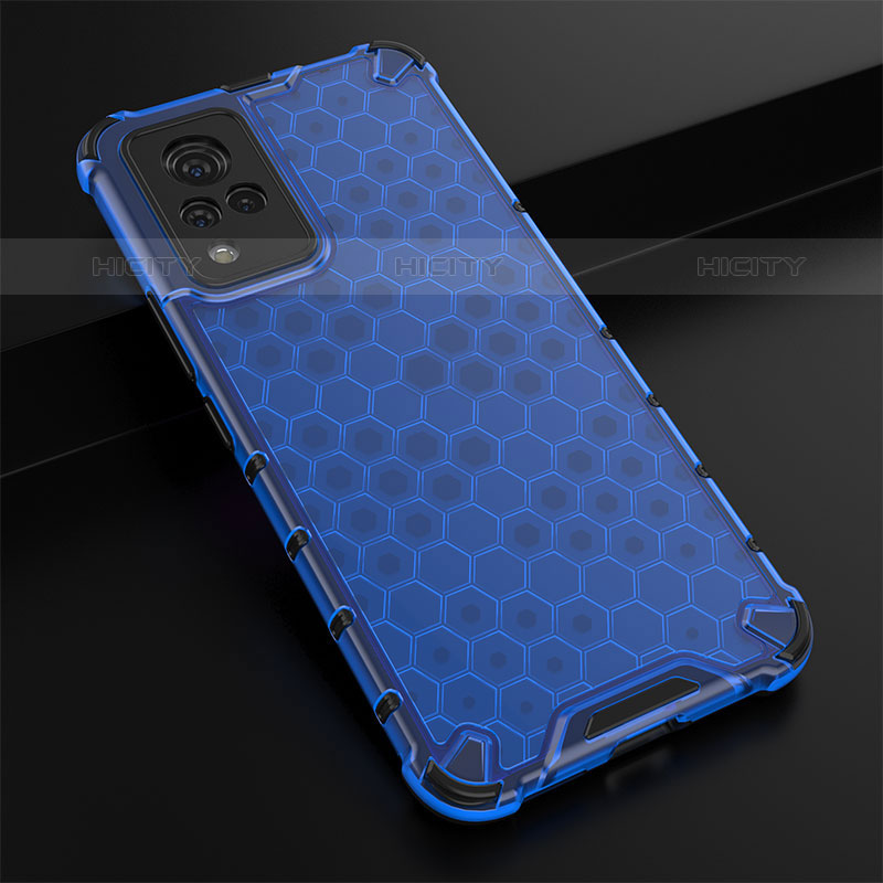 Coque Rebord Contour Silicone et Vitre Transparente Housse Etui 360 Degres AM1 pour Vivo V21s 5G Plus