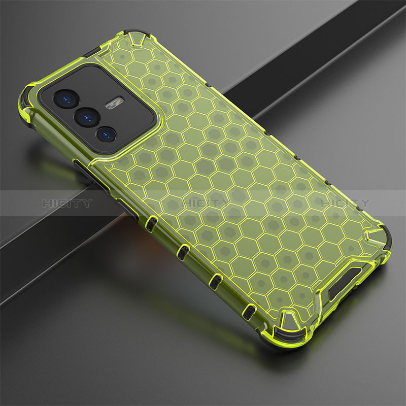 Coque Rebord Contour Silicone et Vitre Transparente Housse Etui 360 Degres AM1 pour Vivo V23 5G Plus