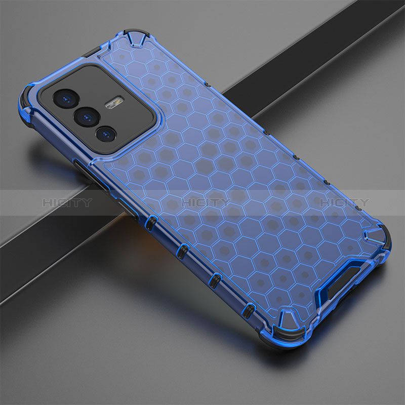 Coque Rebord Contour Silicone et Vitre Transparente Housse Etui 360 Degres AM1 pour Vivo V23 5G Plus