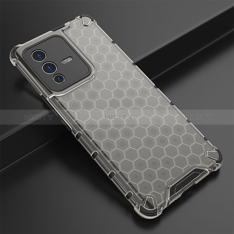 Coque Rebord Contour Silicone et Vitre Transparente Housse Etui 360 Degres AM1 pour Vivo V23 Pro 5G Plus