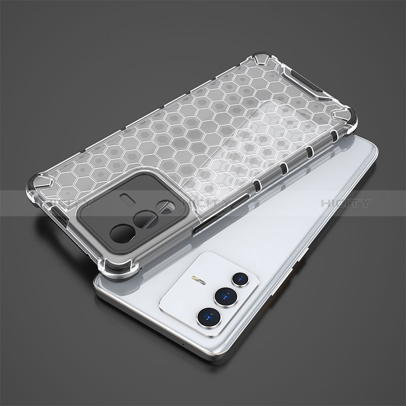 Coque Rebord Contour Silicone et Vitre Transparente Housse Etui 360 Degres AM1 pour Vivo V23 Pro 5G Plus