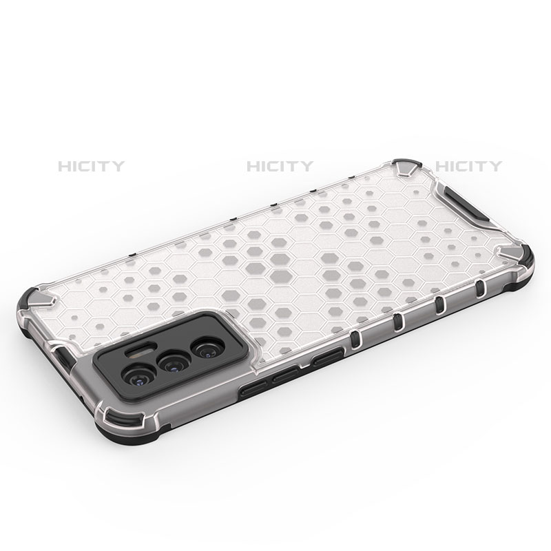 Coque Rebord Contour Silicone et Vitre Transparente Housse Etui 360 Degres AM1 pour Vivo V23e 5G Plus