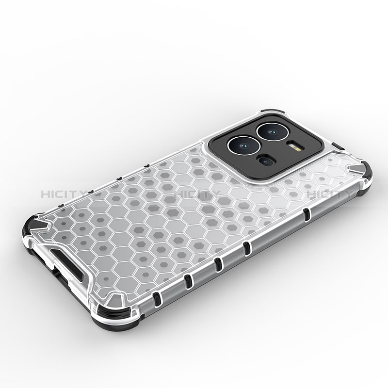 Coque Rebord Contour Silicone et Vitre Transparente Housse Etui 360 Degres AM1 pour Vivo V25e Plus