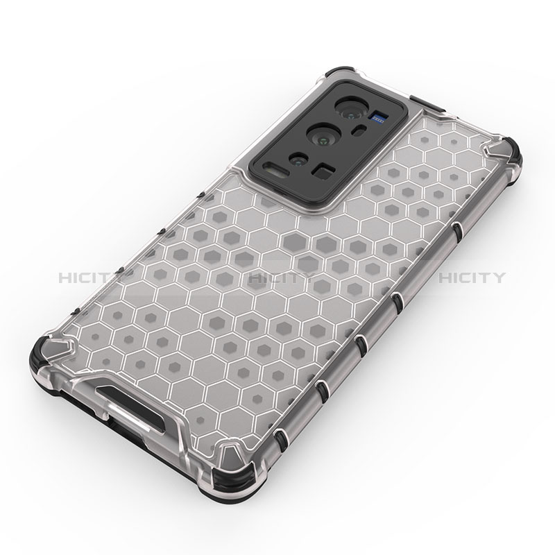 Coque Rebord Contour Silicone et Vitre Transparente Housse Etui 360 Degres AM1 pour Vivo X60 Pro+ Plus 5G Plus