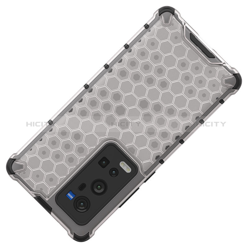 Coque Rebord Contour Silicone et Vitre Transparente Housse Etui 360 Degres AM1 pour Vivo X60 Pro+ Plus 5G Plus