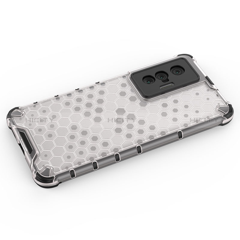 Coque Rebord Contour Silicone et Vitre Transparente Housse Etui 360 Degres AM1 pour Vivo X70 5G Plus