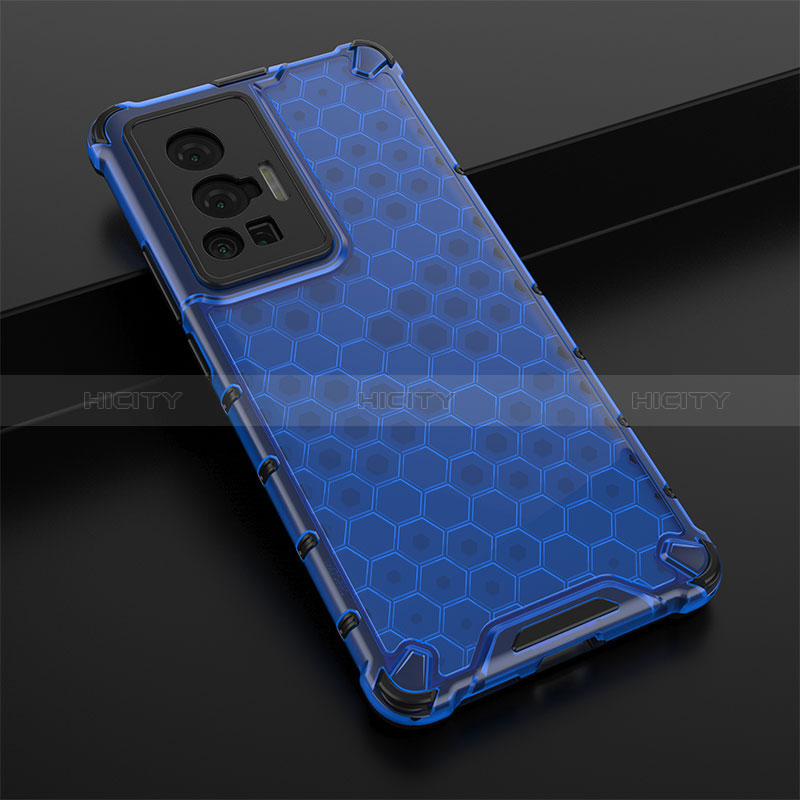 Coque Rebord Contour Silicone et Vitre Transparente Housse Etui 360 Degres AM1 pour Vivo X70 Pro 5G Plus