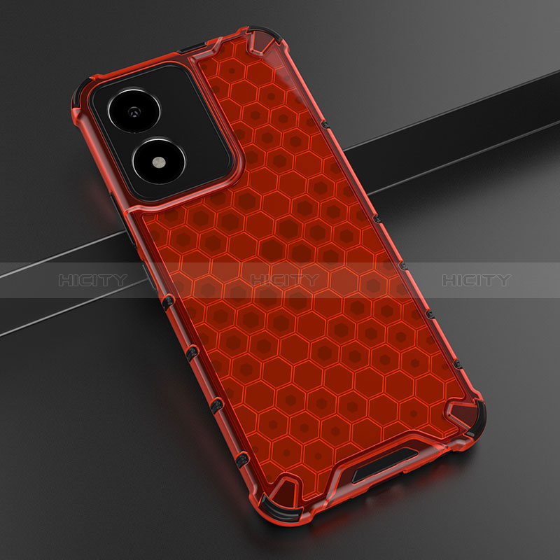 Coque Rebord Contour Silicone et Vitre Transparente Housse Etui 360 Degres AM1 pour Vivo Y02S Plus